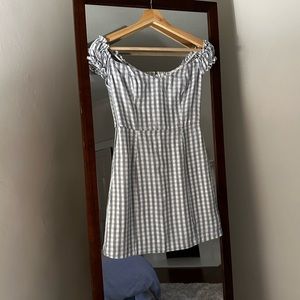 Abercrombie & Fitch - Light Blue Gingham - Cotton & Polyester - Mini